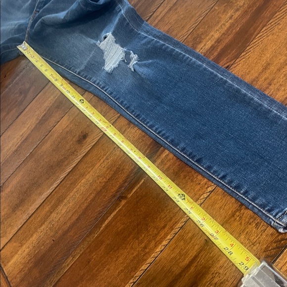 Levi’s 721 high rise skinny blue distressed denim jeans size 29 - Picture 12 of 13